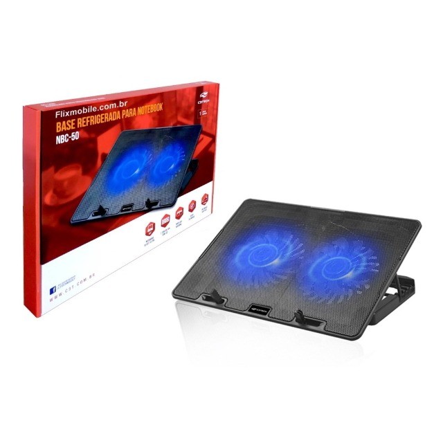 Base Refrigerada Com Cooler Para Notebook Ultrabook