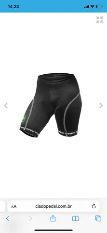Bermuda para ciclista infantil acochoada