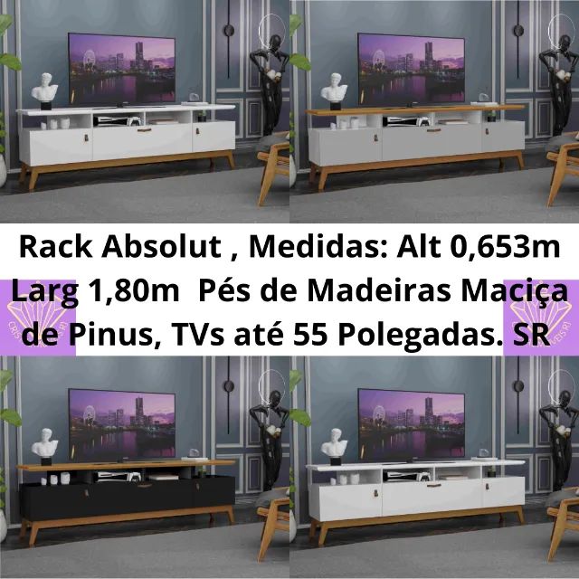Rack Absolut TVs até 55 Polegadas.  SR