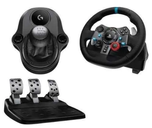 Logitech PC/PS G29 Driving Force 5/PS4/PS3 Direção Roda+Pedais Preto