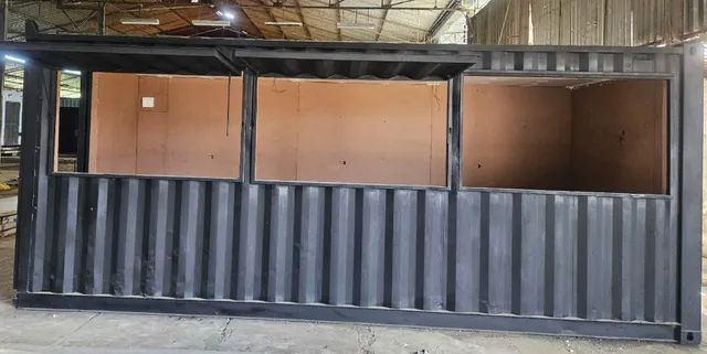 Container Marítimo Lanchonete/Quiosque 20Pés (6x2,40m) - Foto 3