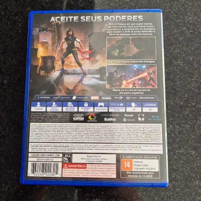 Jogo Game Marvel's Avengers Avengers PS4 - Mídia Física - Foto 2