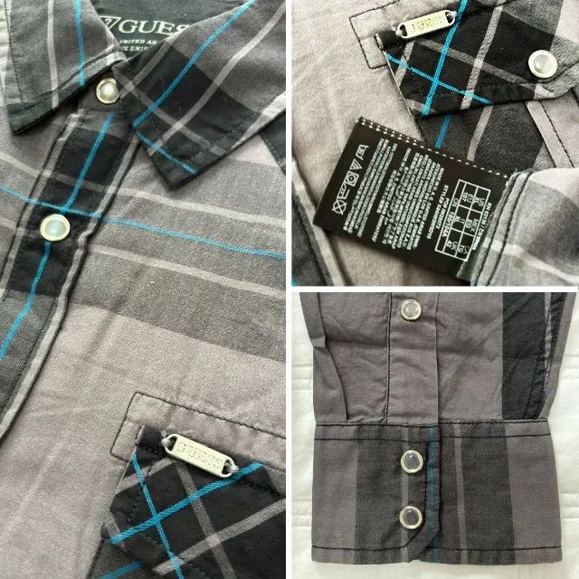 guess - camisa xadrez exclusiva importada - Foto 5