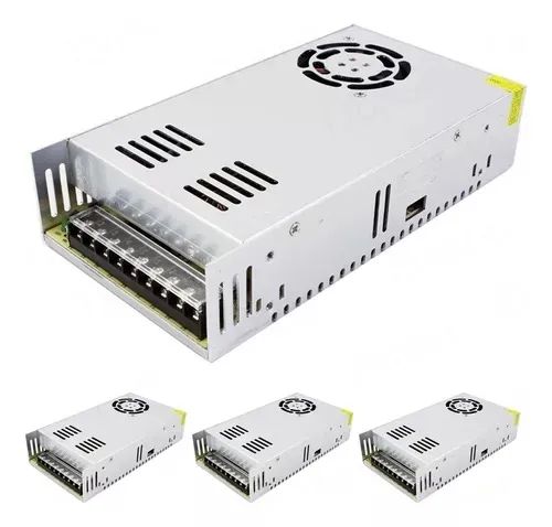  Fonte Chaveada 50A 12V Centralizada Para Som, Câmeras e LEDs
