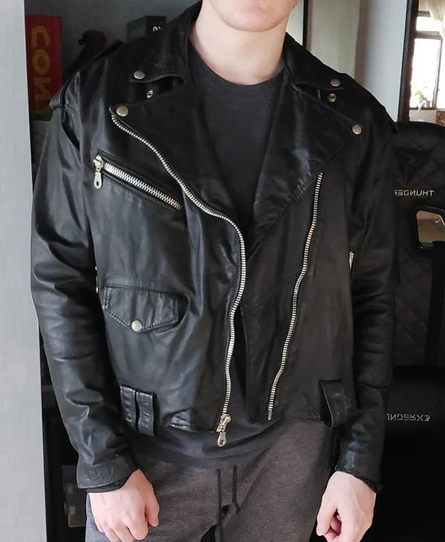 Jaqueta de couro biker julian marcuir