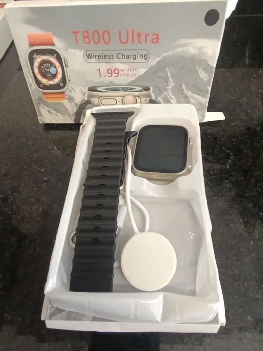 Lote 4 relógios smartwatch T800 presente revenda  - Foto 3