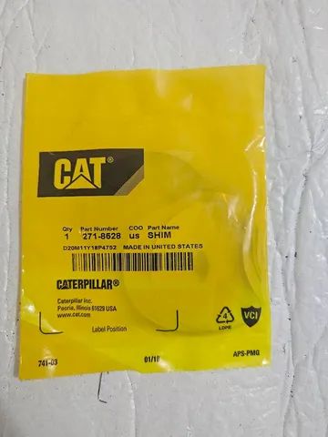 Motoniveladora carregadeira caterpillar kit arruelas ajuste diferencial originais 2718528