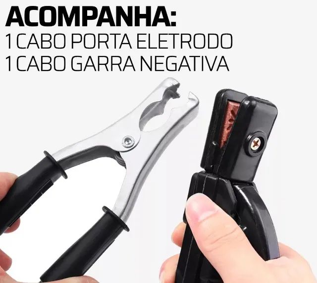 Máquina Solda Inversora Mma 120A com Display The Black Tools 50-60hz 220v  - Produto Origi - Foto 6