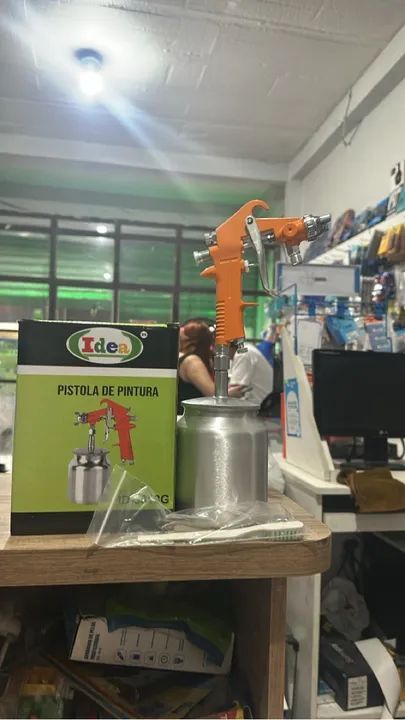 Pistola de Pintura Idea - Nova alumínio 