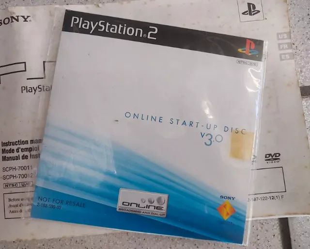 Manual Playstation Ps2 Original Scph-70011 E Cd Start Up - Foto 4
