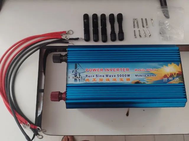 Inversor 5000W Senoidal Pura NOVA com conectores MC4 e cabos