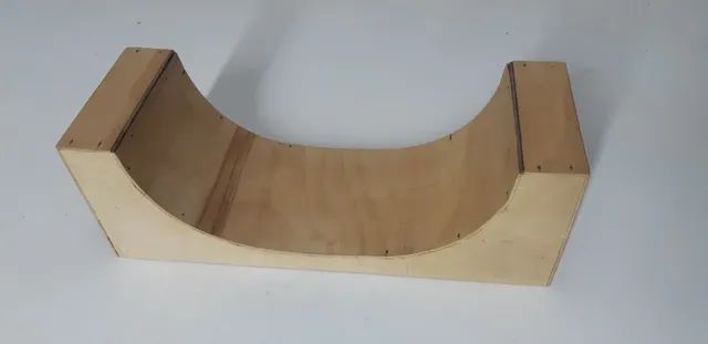 Halfpipe para skate de dedo (pista de fingerboard) antiguidade coleção
