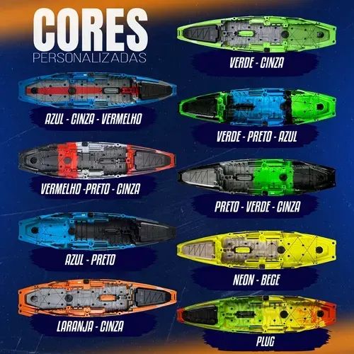 Caiaque Predador 1290 todas as cores Sob encomenda