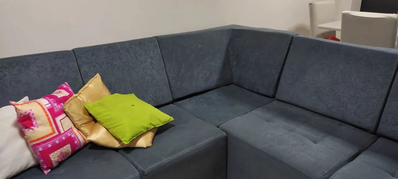 Sofá de Canto Cinza - Conforto e Estilo para sua Sala - Foto 4