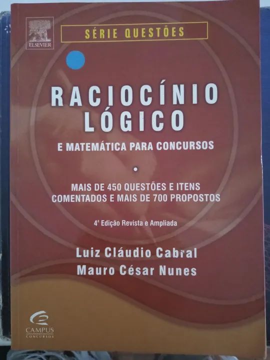 Livro Raciocínio Lógico e gramática comentada 