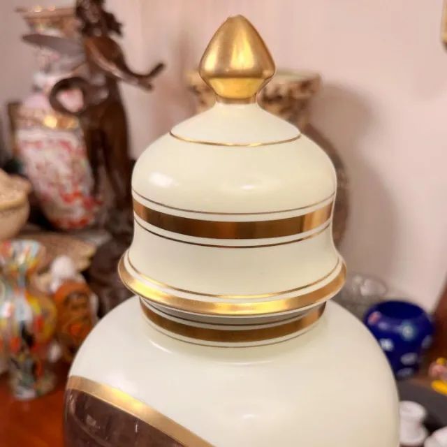 Potiche em porcelana alemã DP - Foto 3