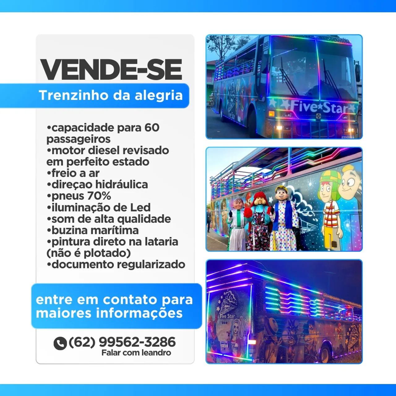 Trenzinho da Alegria, carreta da alegria, carreta furacão  - Foto 4