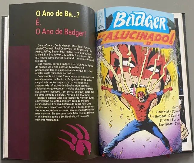 Badger Alucinado Minissérie Completa (Box de Luxo - Ed. Abril - 1991)