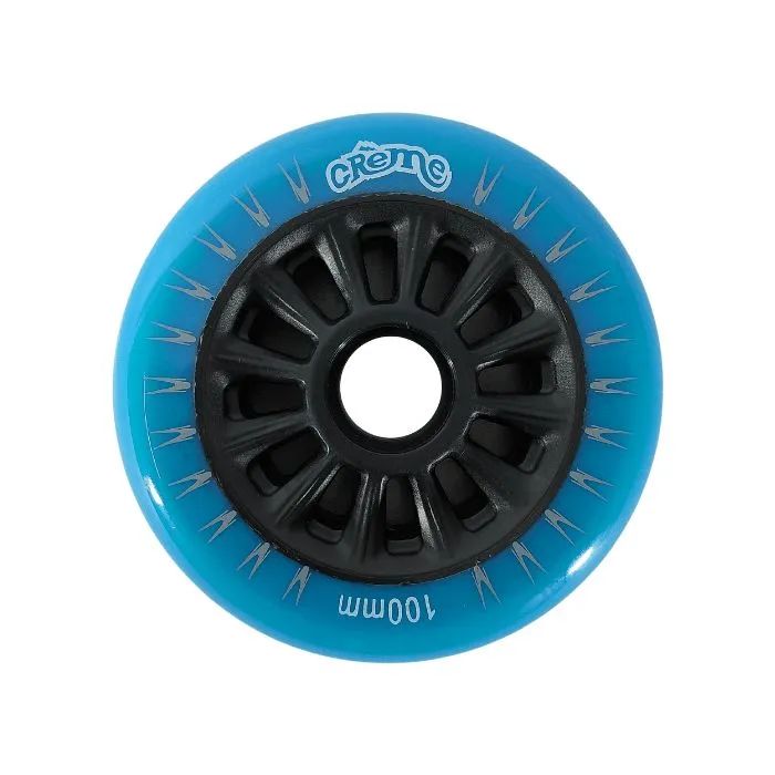 Par de Rodas Novas 100mm para Patins Inline e Patinete - Foto 2
