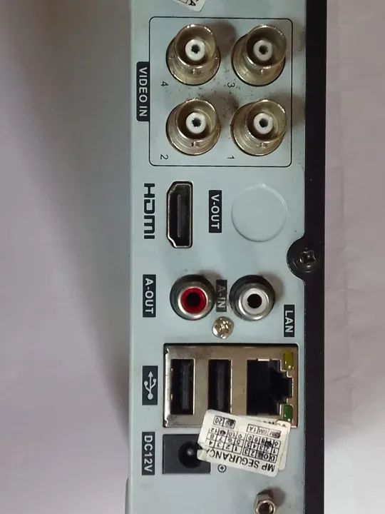 DVR 4 Canais Segurança HD PROTEC Jl6004A Bivolt Usado Desmonte - Foto 2