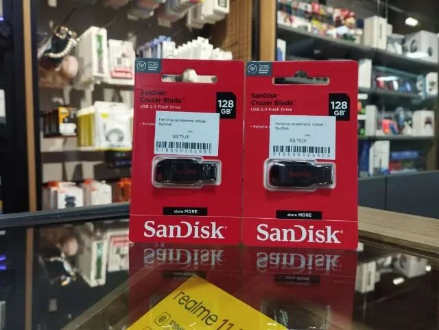 Pendrive Sandisk 128GB - Infinity Eletronics & Games