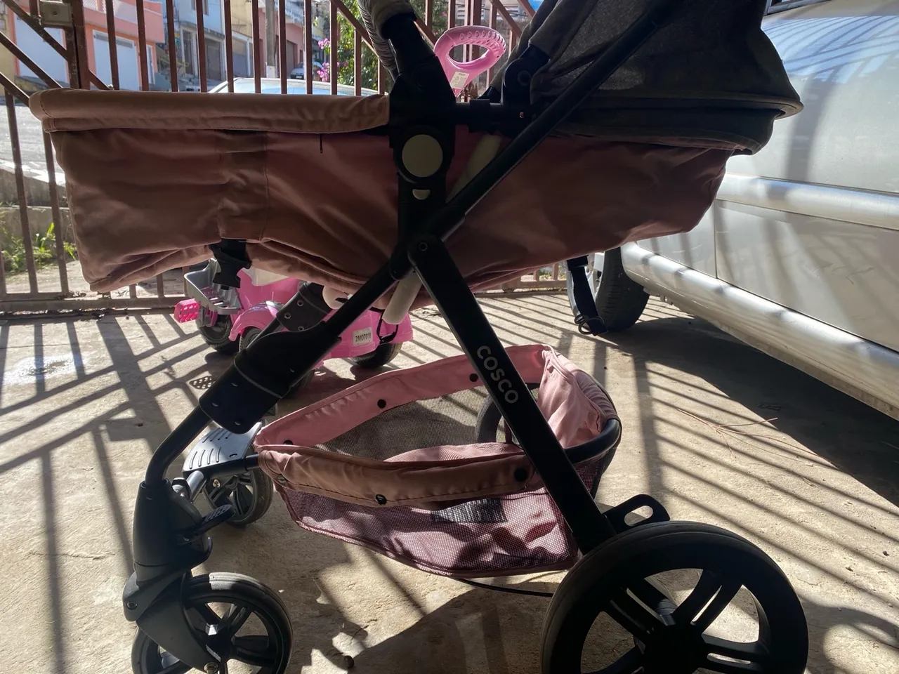 Carrinho de Bebê Cosco Kids - Completo