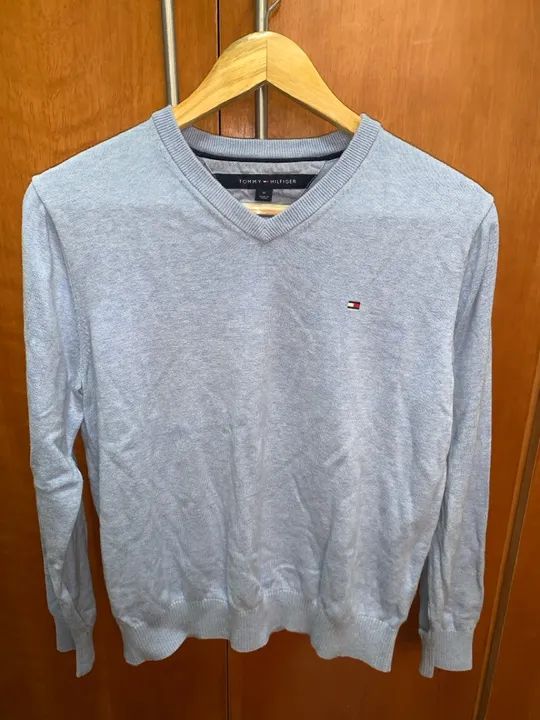 Suéter Tommy Hilfiger azul M Original
