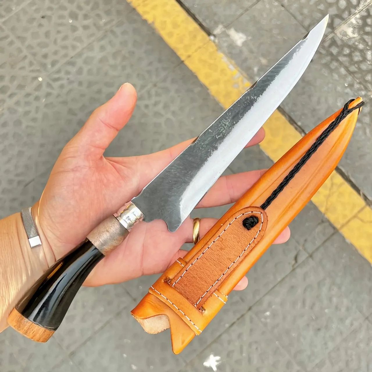 Faca para churrasco artesanal