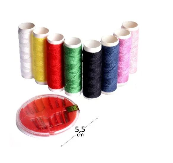 Kit Costura C/8linhas 10 Agulhas Sa5119