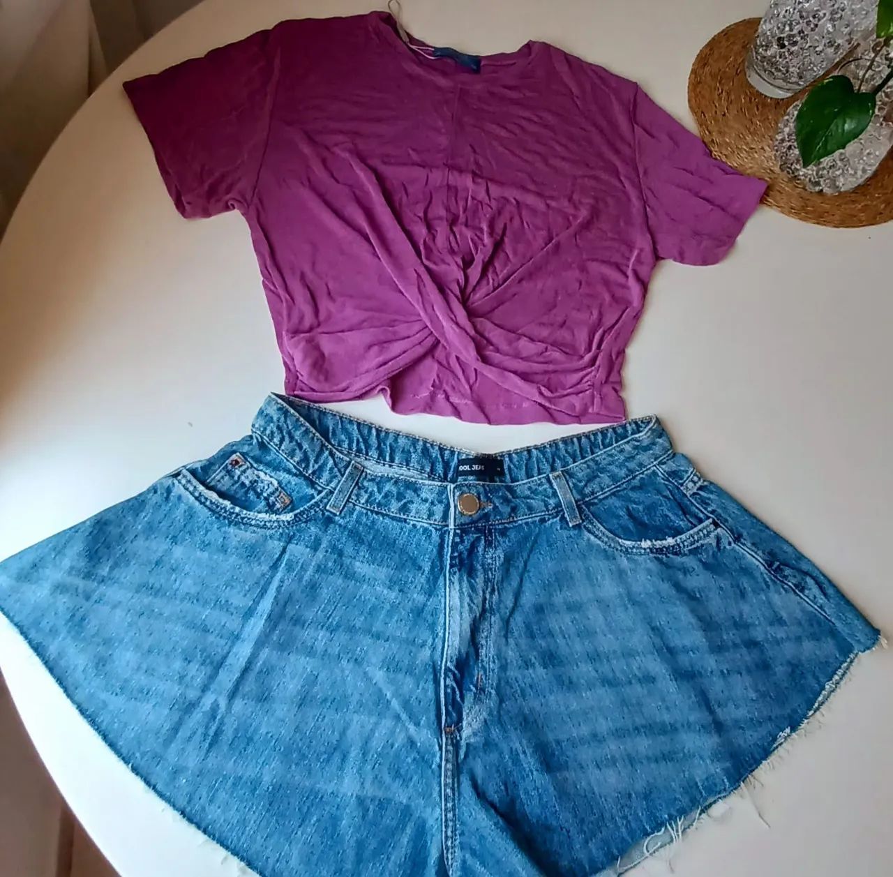 Short jeans godê 44 novo - Foto 3