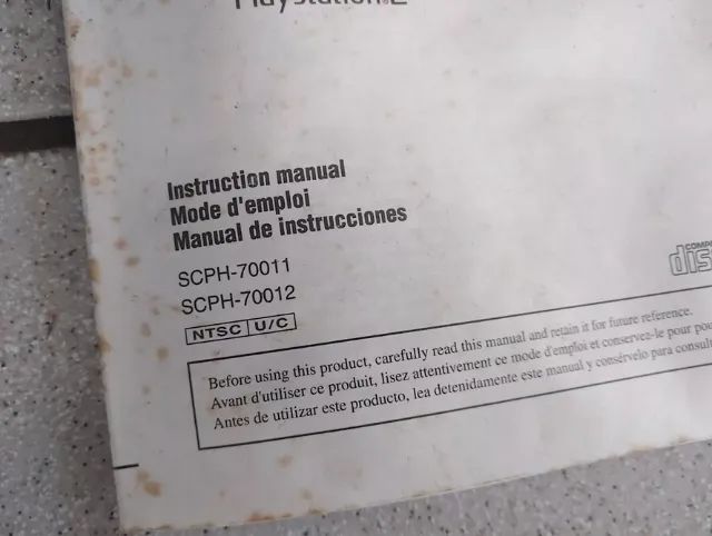 Manual Playstation Ps2 Original Scph-70011 E Cd Start Up - Foto 3