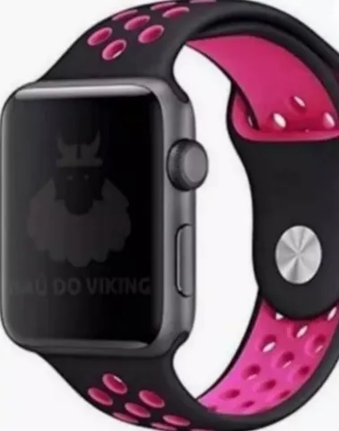Pulseira Esportiva Furos Apple Watch- Rosa