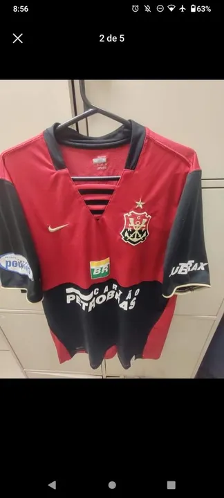 Camisa Flamengo 2008 Centenário Nike #10 tamanho M