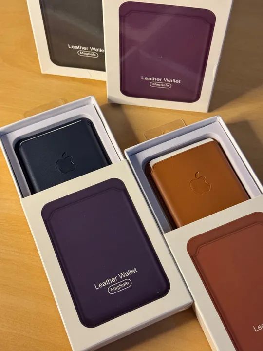 Carteira MagSafe para iPhone - Couro