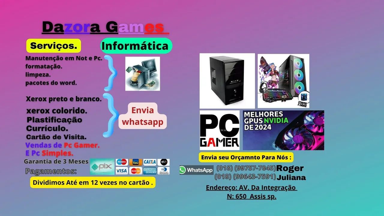 Técnico em informática ( Dazora games ) - Foto 3