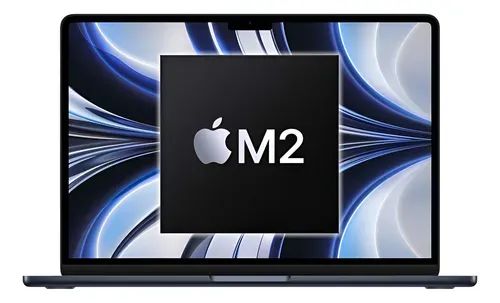 MACBOOK AIR M2 256GB | 16GB RAM - MEIA NOITE - NOVO E LACRADO