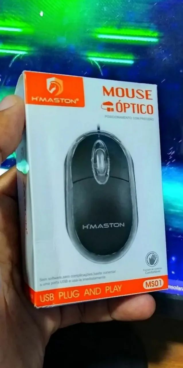 Mouse com fio usb