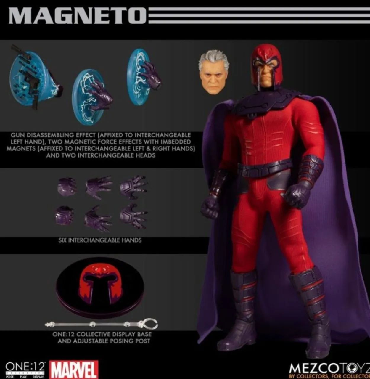 Magneto Mezco One12 Collectibles X-Men - Hobbies e coleções