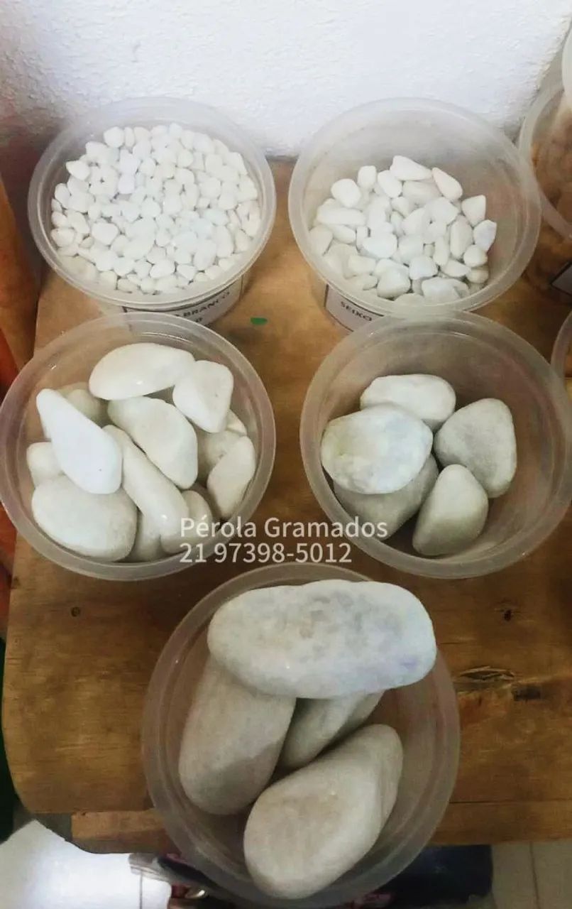 Pedras Brancas para Decoração de Jardins
