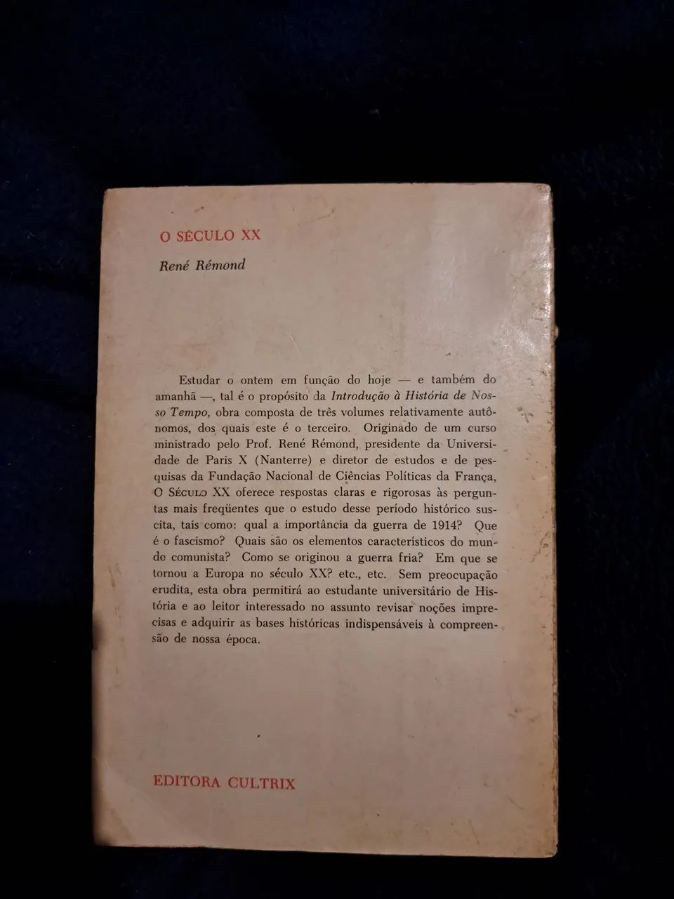 O Século XX - René Rémond - Livro - Foto 2