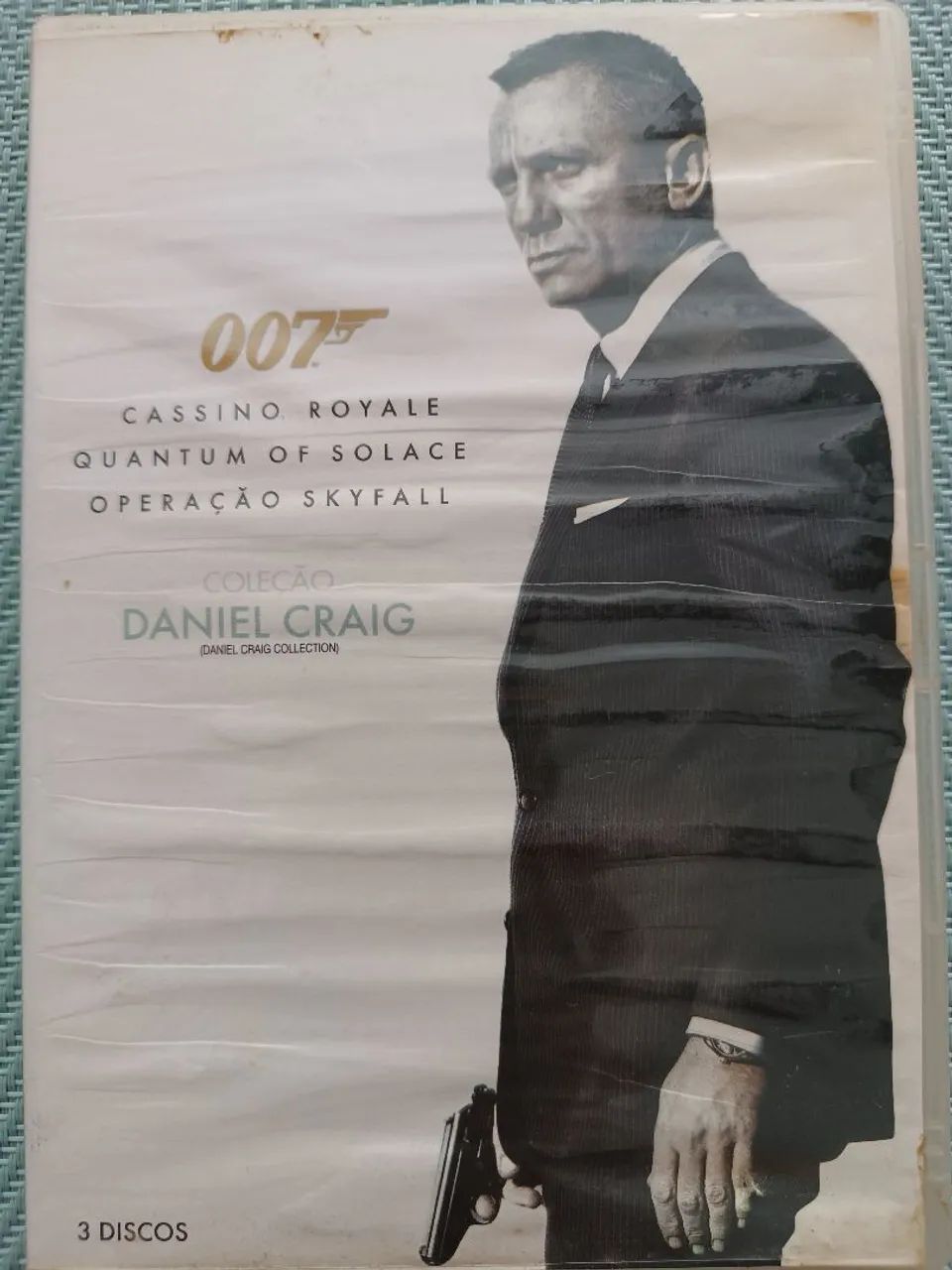  3 Dvds 007: Cassino Royale, Quantum of Solace e Operação Skyfall.