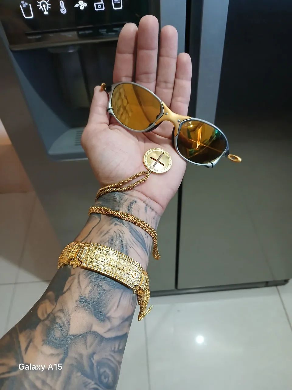 Óculos 24k super Premium com lentes originais 