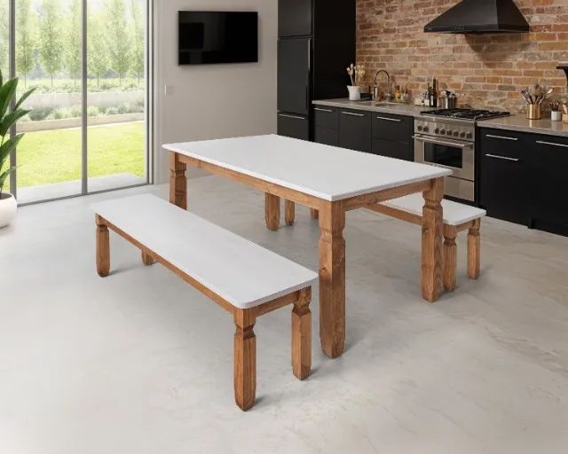 Mesa Corona + 2 bancos 