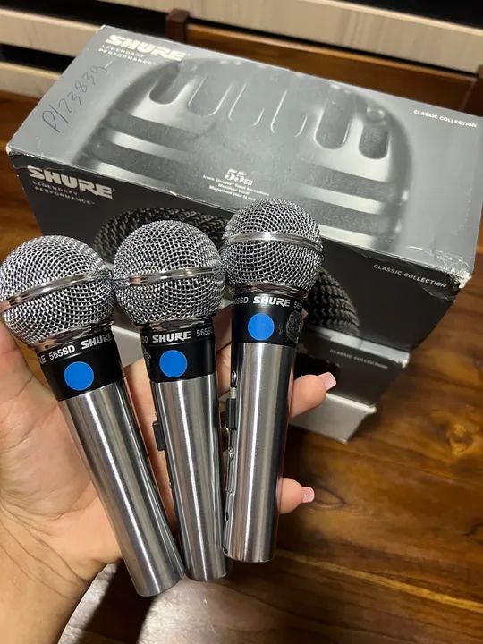 Microfone Shure 565SD - Novo - Excelente estado