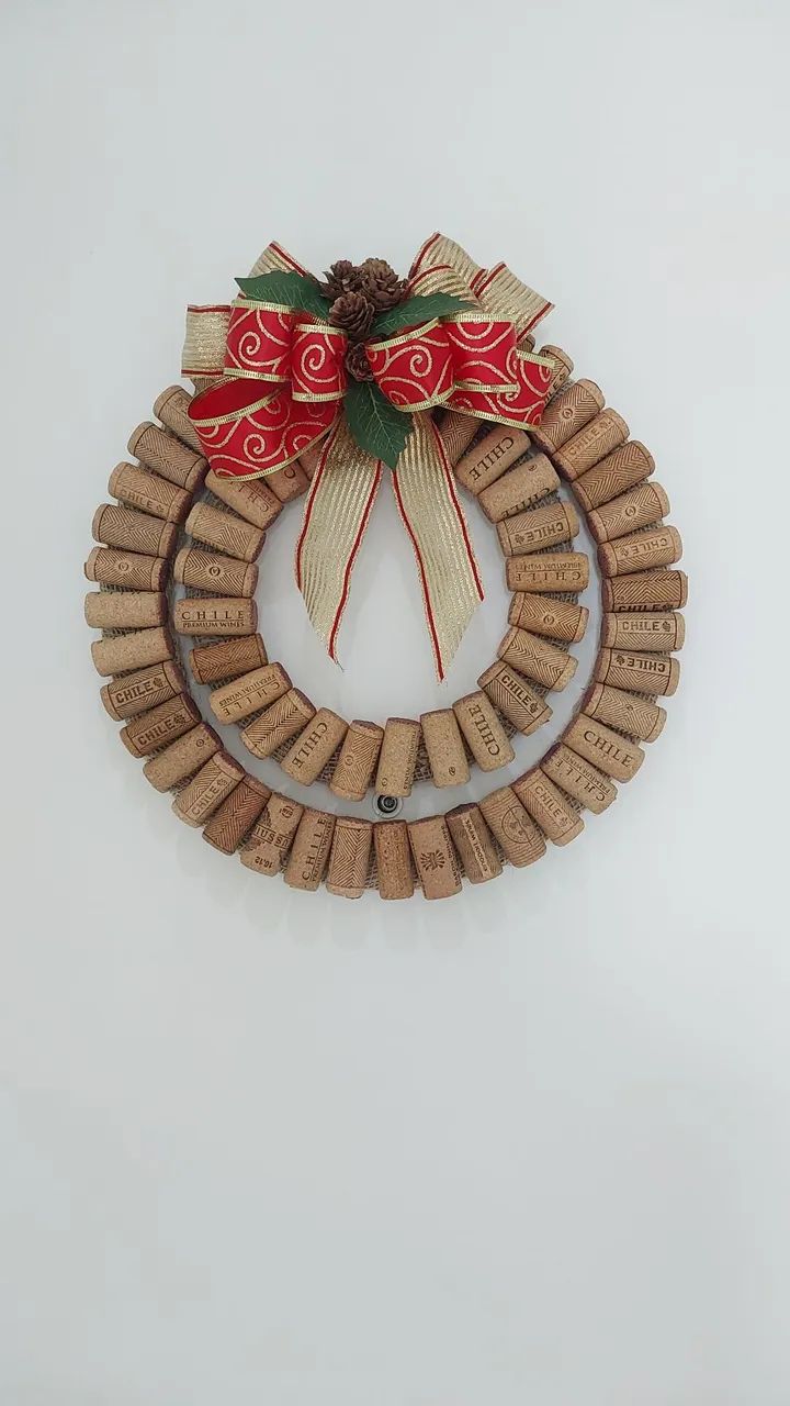 Guirlanda de rolhas. 35 cm - Foto 2