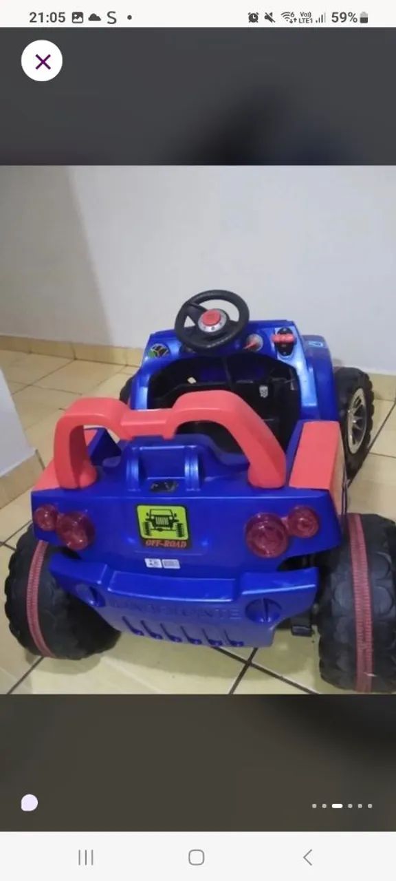 jeep eletrico infantil bandeirantes - Foto 4