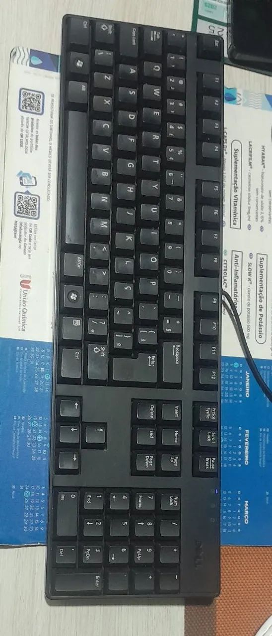 Teclado Dell USB Preto - Funcionando perfeitamente - Foto 4