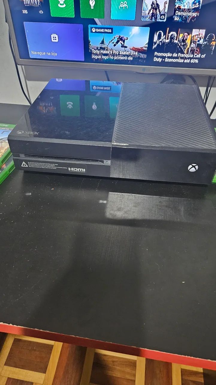 Xbox One com jogos e controle - Foto 4