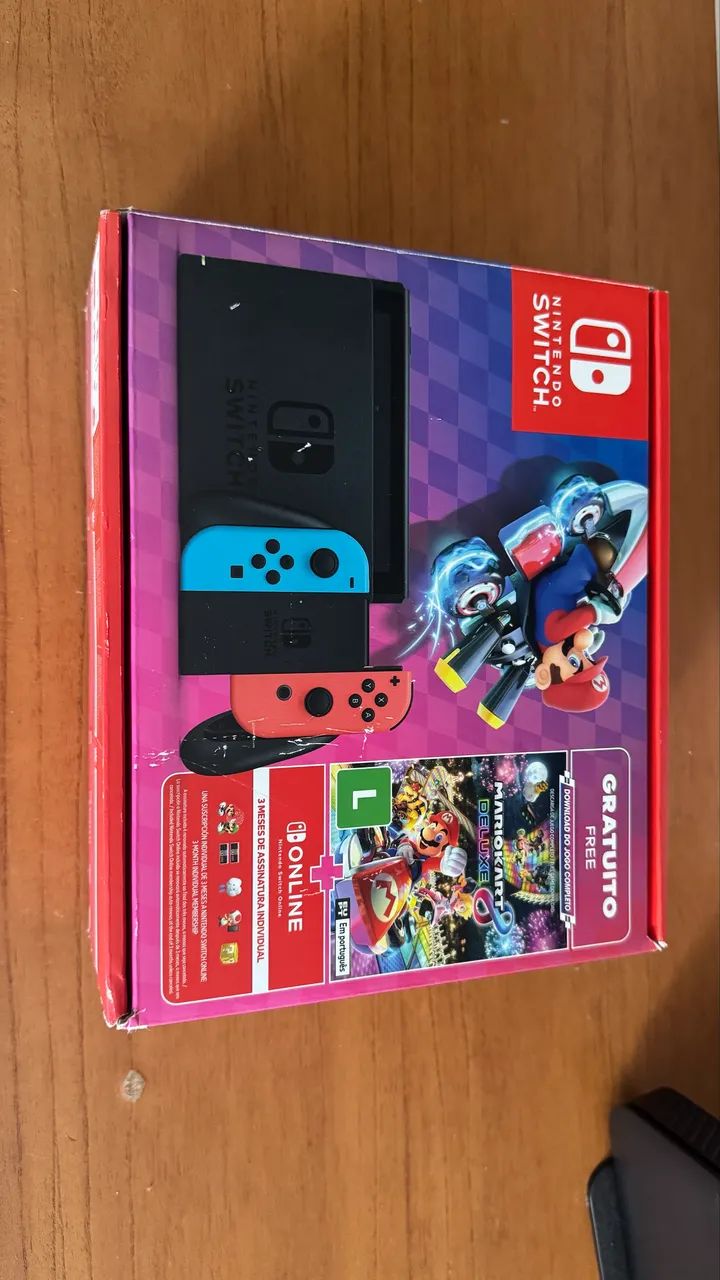 Nintendo switch V2 desbloqueado - USADO64300201725569120