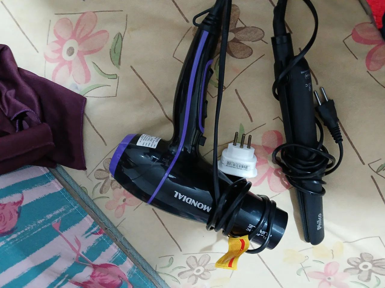 Combo:prancha e secador